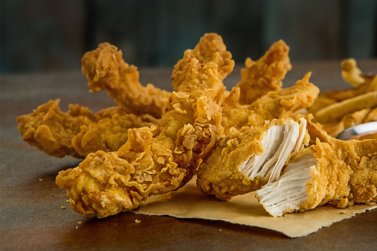Order Chicken Tenders (4 Piece) food online from Mooyah store, Plano on bringmethat.com