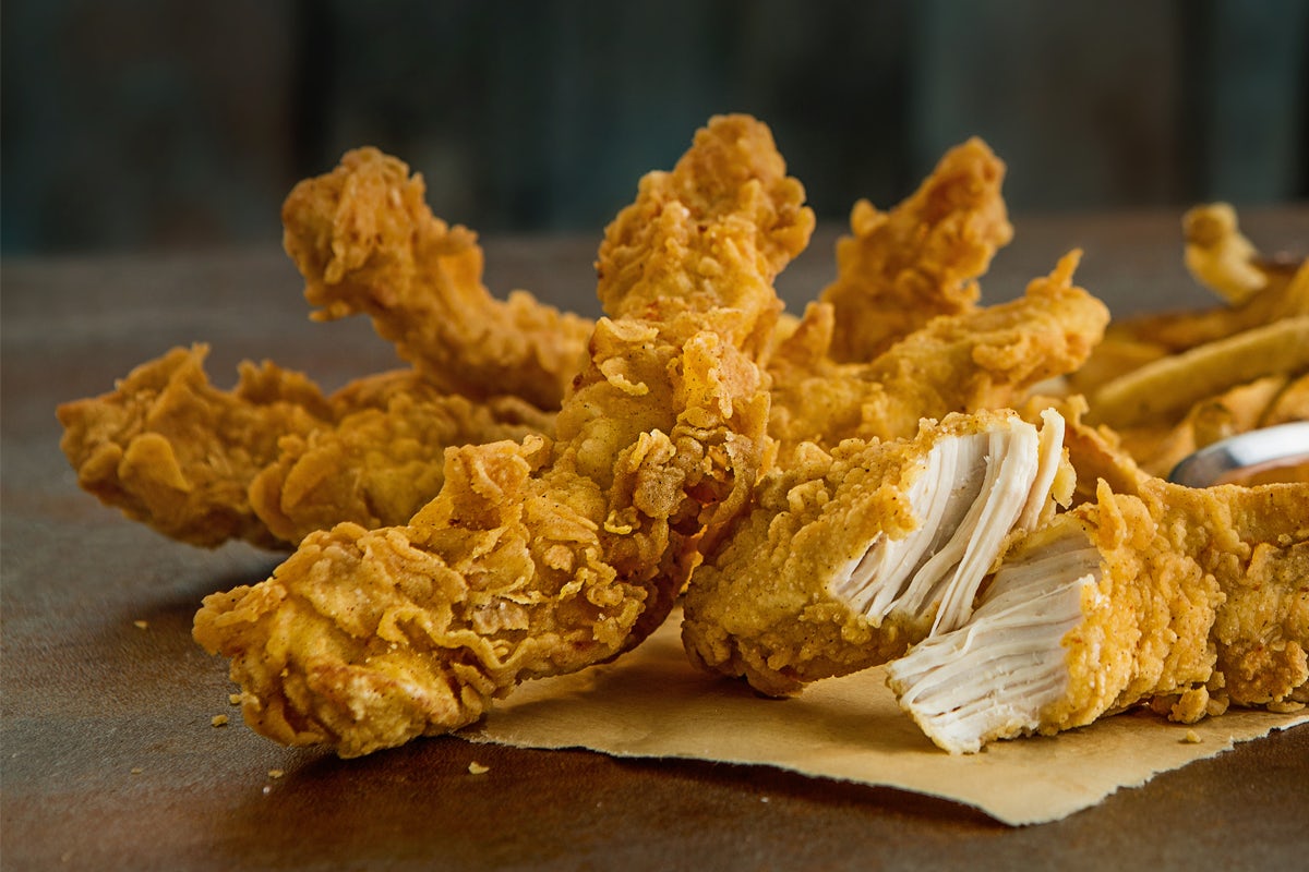 Order Chicken Tenders (4 Piece) food online from Mooyah store, Boston on bringmethat.com