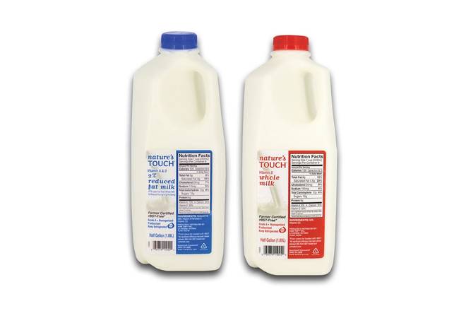 Order Nature's Touch Milk, 1/2 Gallon food online from KWIK TRIP #147 store, Saint Joseph on bringmethat.com