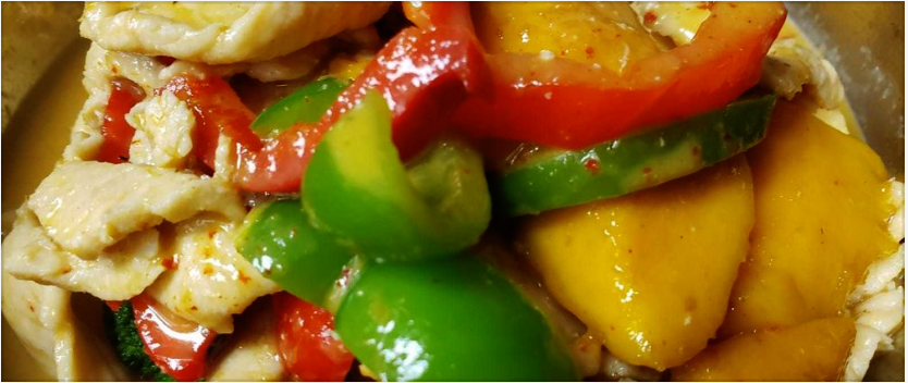 Order Mango Curry food online from Ez Thai Restaurant store, Prince Frederick on bringmethat.com