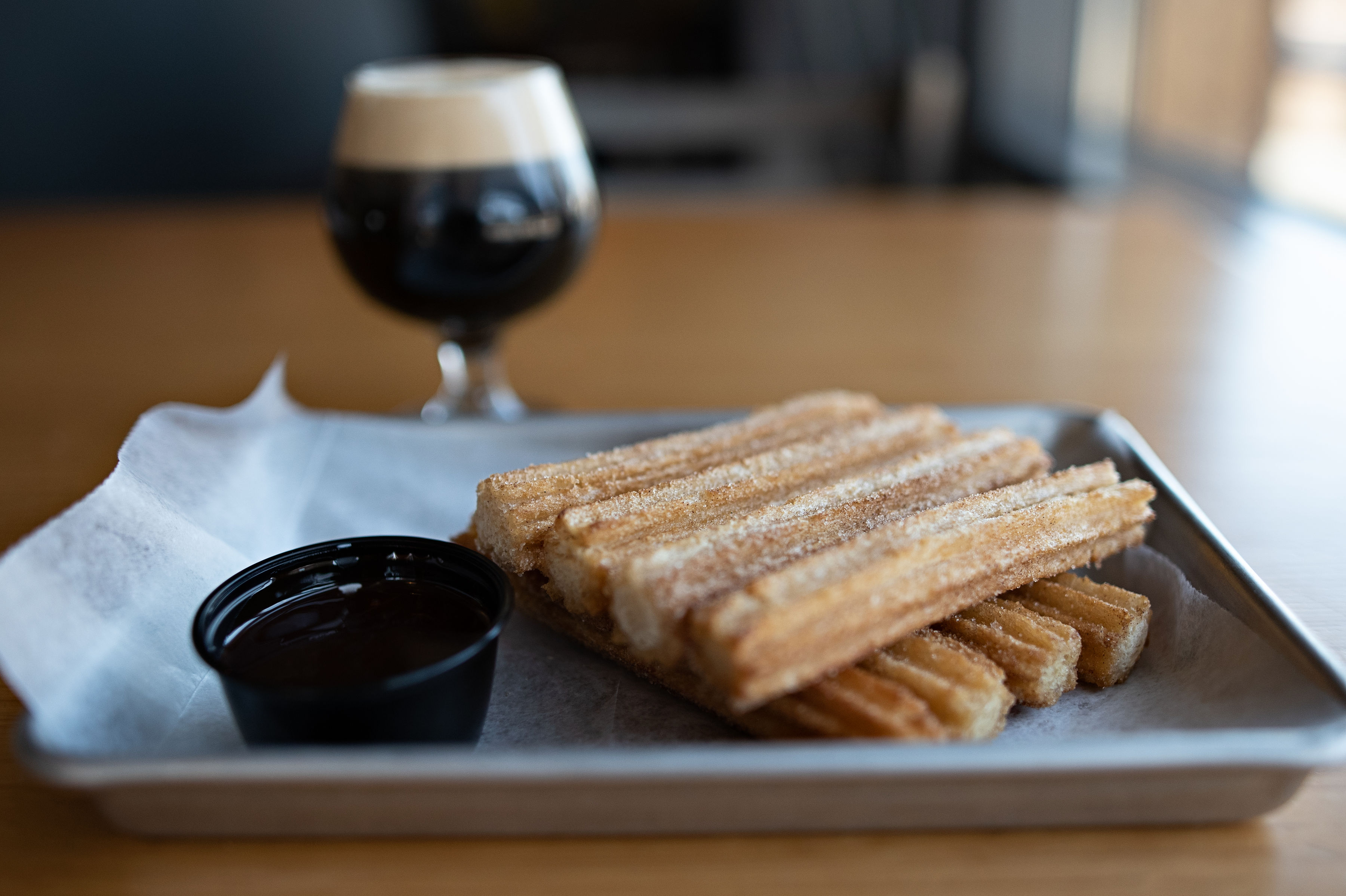Order Churros food online from Beerhead Bar & Eatery store, Westerville on bringmethat.com