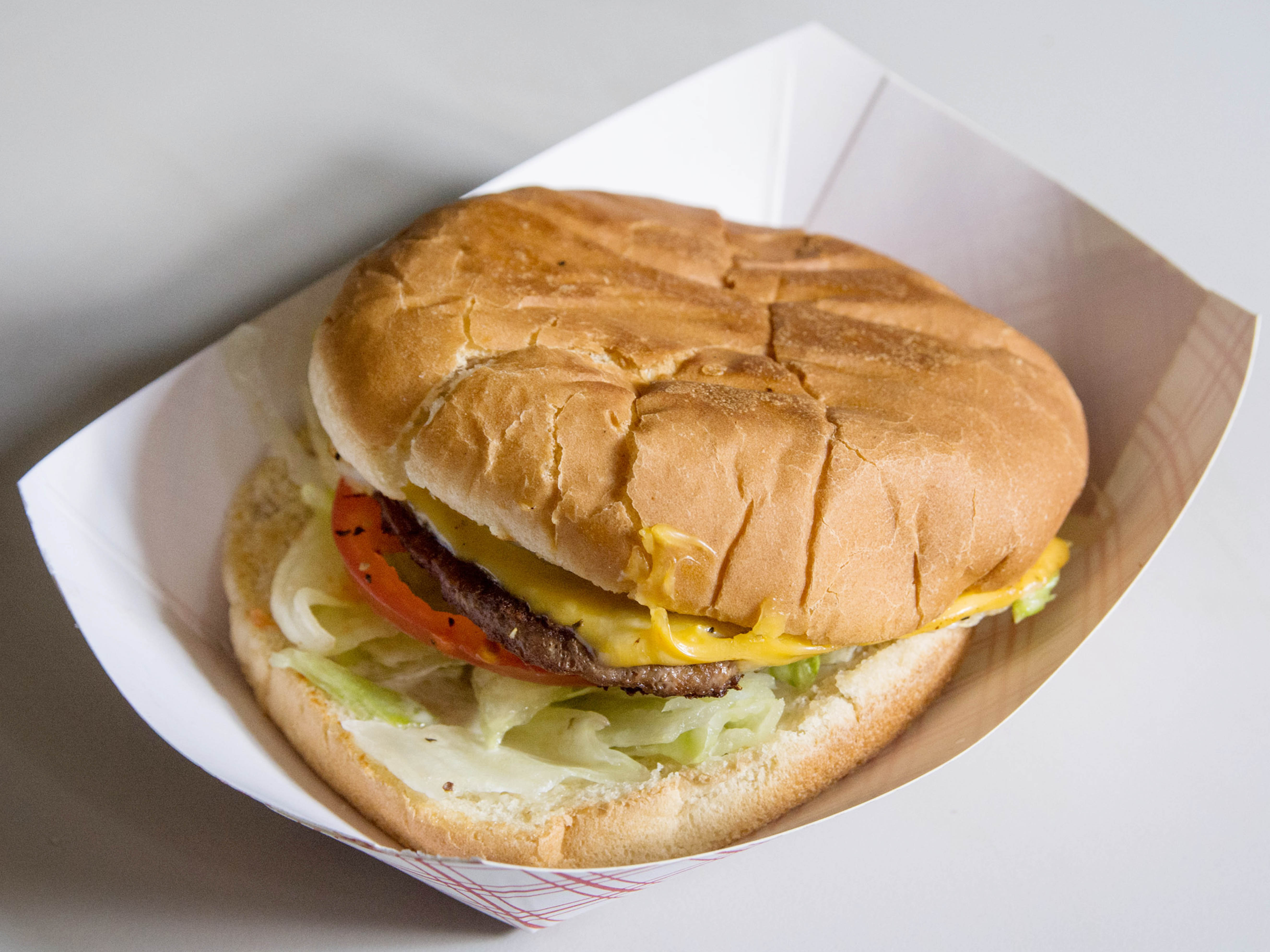Order Cheese Burger food online from Govans Deli Groceries store, Baltimore on bringmethat.com