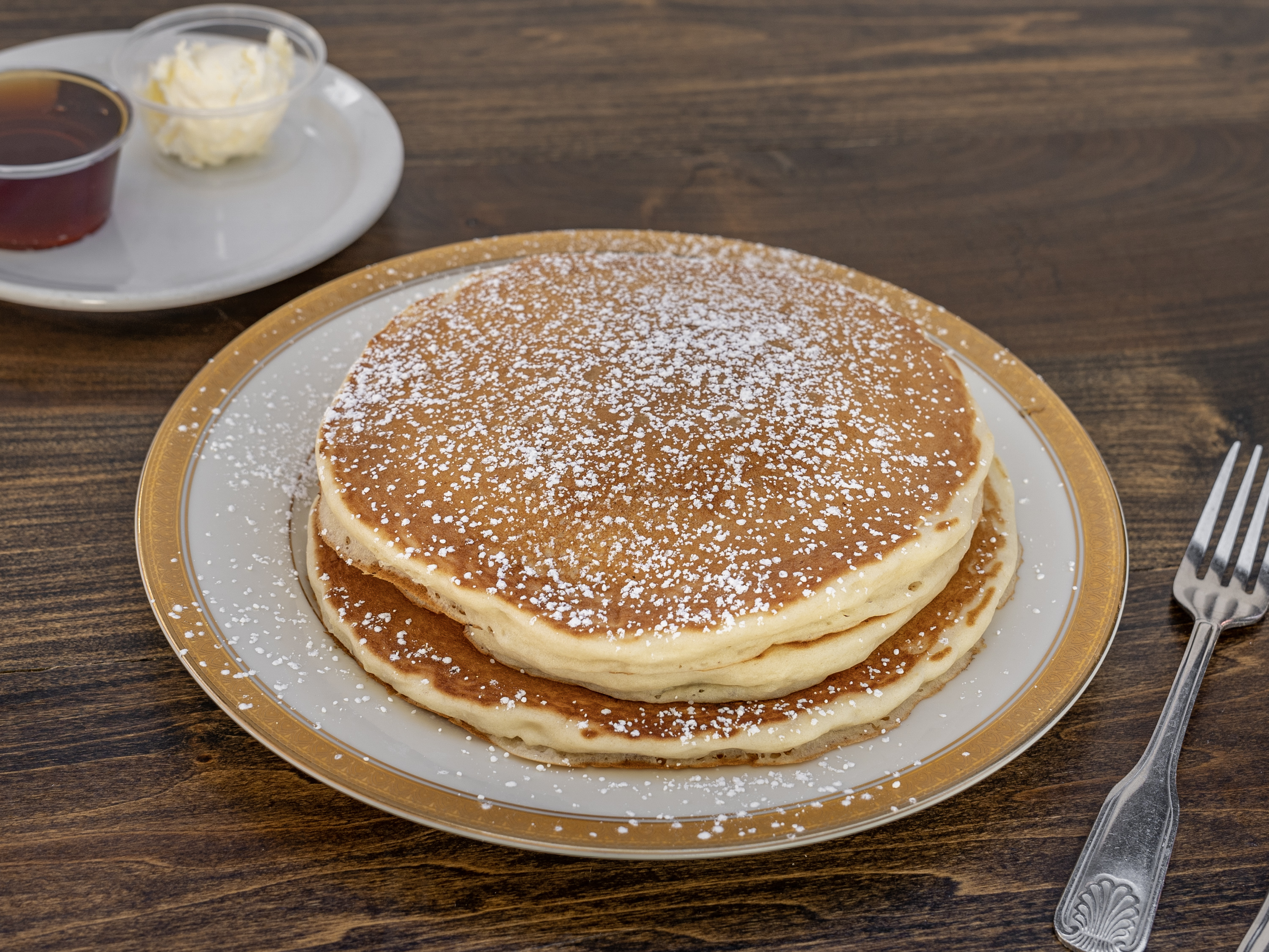 Order Short Stack Pancakes food online from Weiler's deli store, Canoga Park on bringmethat.com