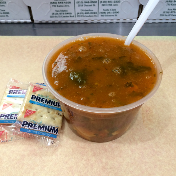Order Minestrone Soup food online from Seniores Pizza - Divisadero Rd store, San Francisco on bringmethat.com