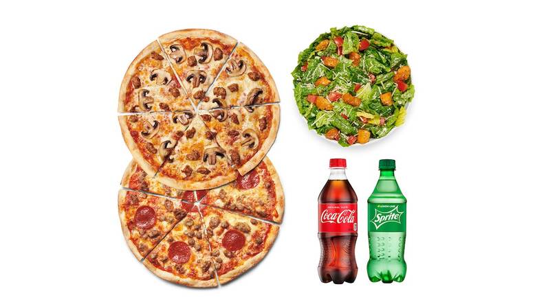 Order MOD Double: Pizza, Salad, Drinks food online from MOD Pizza store, Vallejo on bringmethat.com