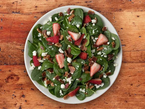 Order Strawberry Bacon Spinach Salade food online from La Madeleine Country French Cafe store, Bailey's Crossroads on bringmethat.com
