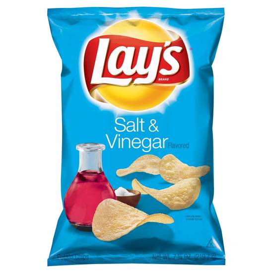 Order Lay'S Salt & Vinegar Flavored Potato Chips food online from Exxon Food Mart store, Port Huron on bringmethat.com