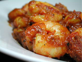 Order Shrimp Vindaloo food online from Taj Mahal Restaurant store, Wilmington on bringmethat.com