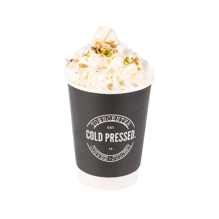 Order Pistachio Latte food online from Town Center Cold Pressed store, Virginia Beach on bringmethat.com