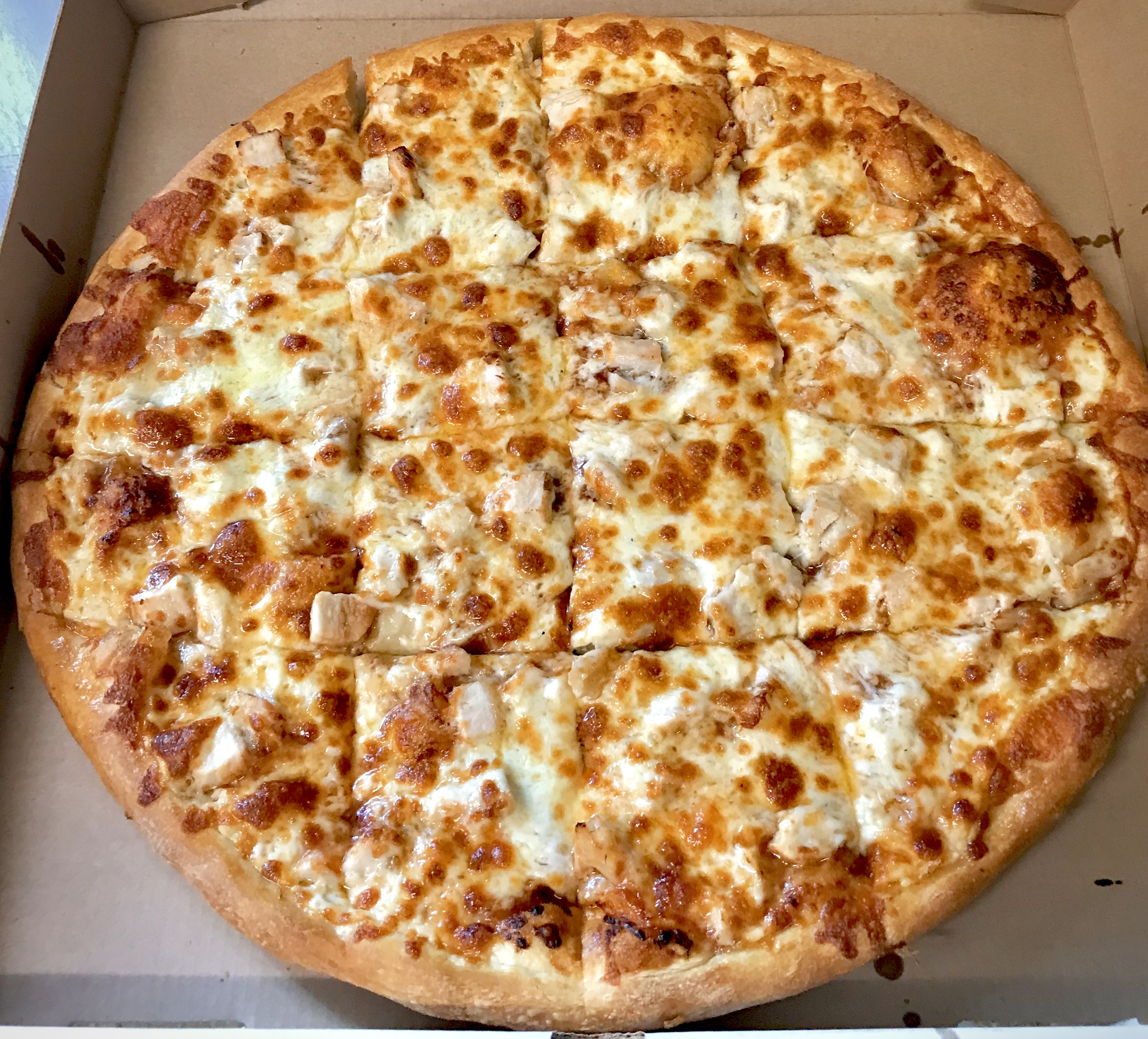 Order BBQ Chicken Specialty Pizza food online from Baco's Pizza store, Enfield on bringmethat.com