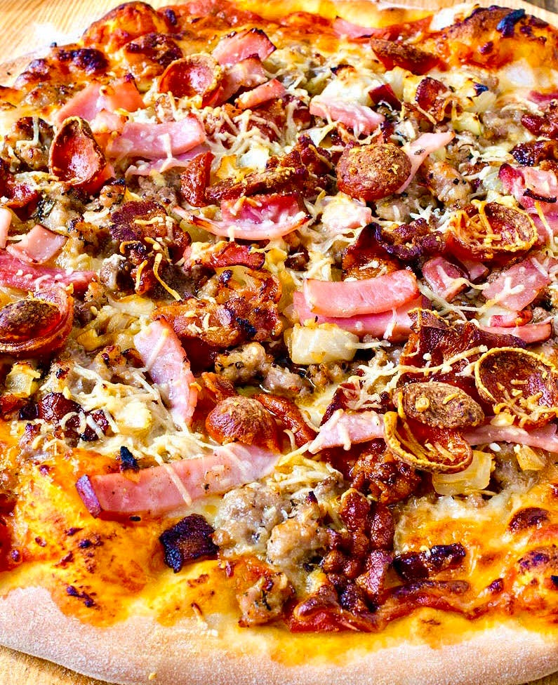 Order The Grimaldi's Meat Lover's  Pizza - Small food online from 125th Pizza Of Harlem store, Harlem on bringmethat.com