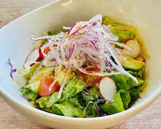 Order Green Salad with house made sesame dressing food online from Orenchi store, San Francisco on bringmethat.com