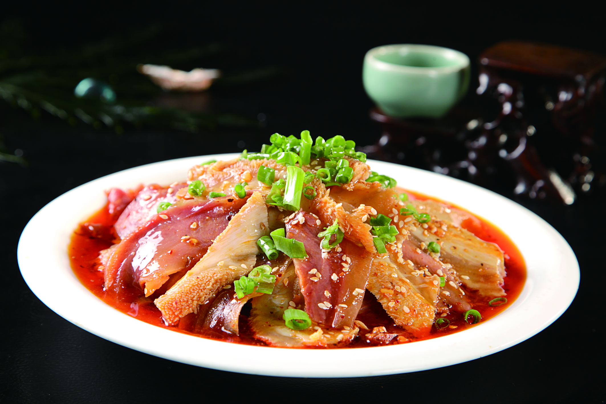 Order A3. Sliced Beef And Tendon In Chili Sauce  food online from Prosperity Szechuan Cuisine store, Stockton on bringmethat.com