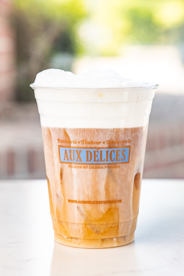 Order Iced Cappucino - Large food online from Aux Delices store, Darien on bringmethat.com