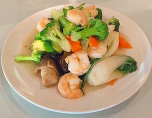 Order Shrimp with Mixed Vegetables food online from Season Kitchen store, Granite Bay on bringmethat.com