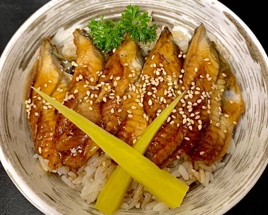 Order Unagi Don food online from Ryoshin Sushi store, Belmont on bringmethat.com