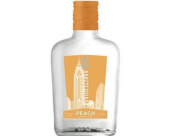 Order New Amsterdam Peach Flavored, 375mL vodka (35.0% ABV) food online from Central Liquor Market store, Los Angeles on bringmethat.com
