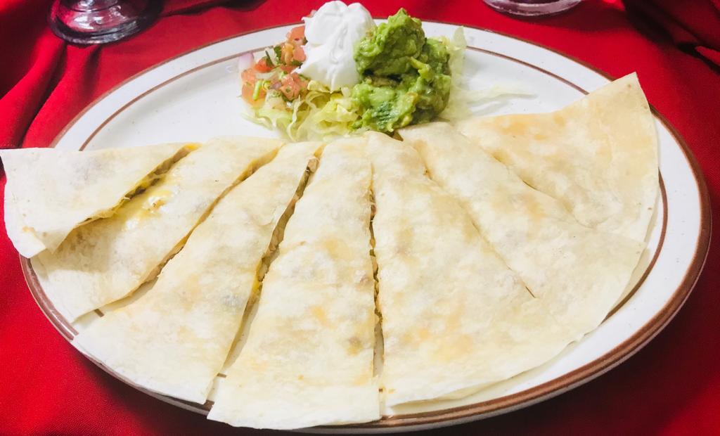 Order Cheese Quesadilla food online from Mich-Eladas Mexican Grill store, Baldwin Park on bringmethat.com