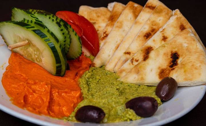 Order Arizona Spicy Hummus Plate food online from Sofrita store, Fountain Hills on bringmethat.com