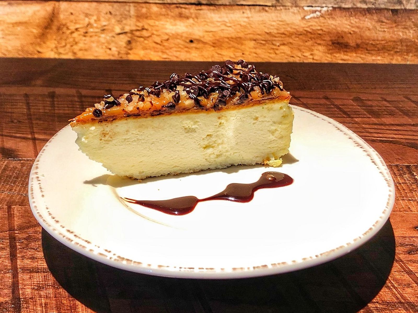 Order Turtle Cheesecake food online from Angelo's Wine Bar store, Chicago on bringmethat.com