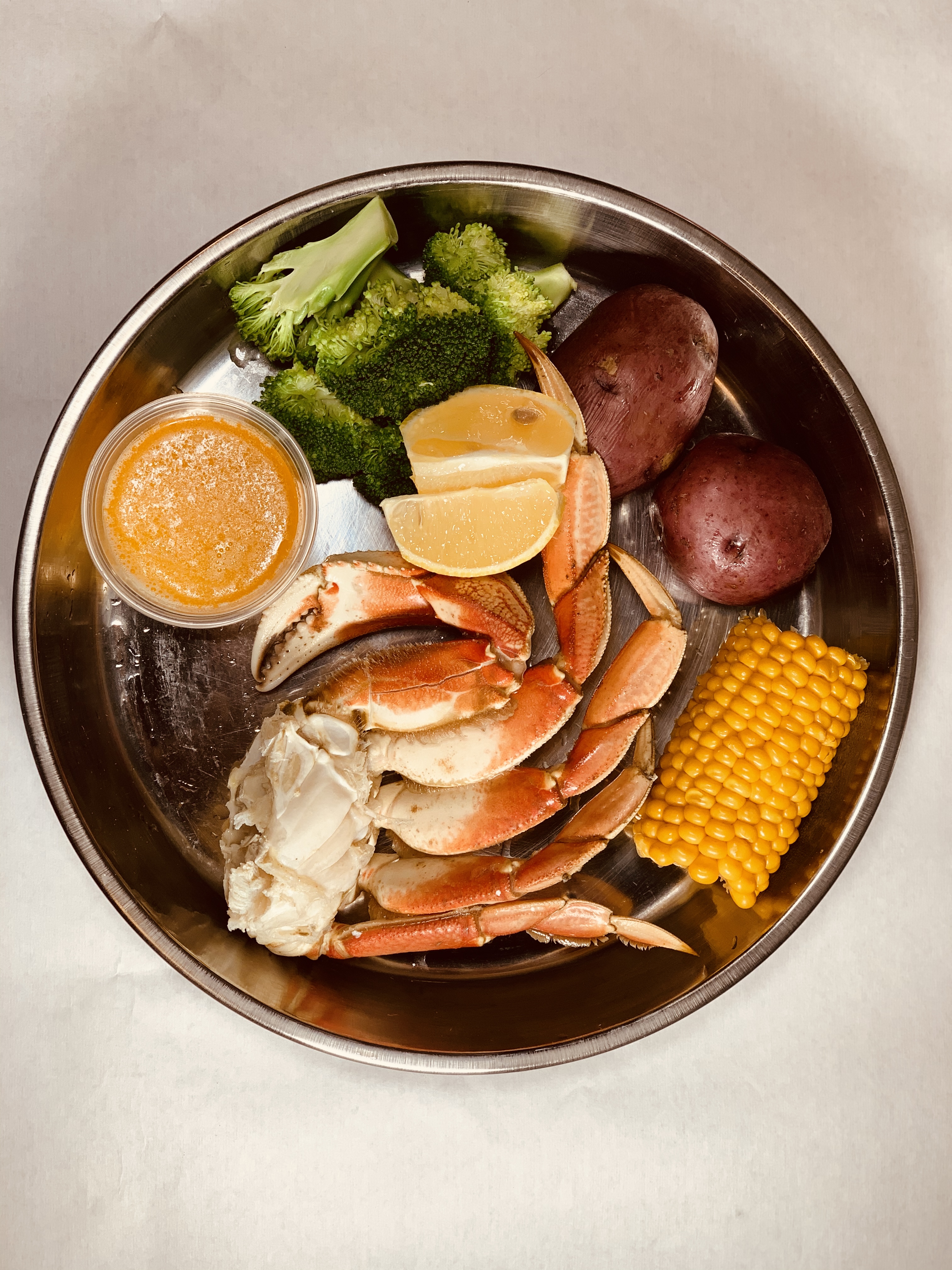 Order 1 LB Dungeness Crab Cluster food online from Buffet City/Cajun Seafood Boil store, Chicago on bringmethat.com