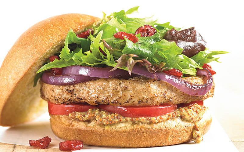 Order Turkey Burger food online from BJs Restaurant & Brewhouse store, Greenwood on bringmethat.com