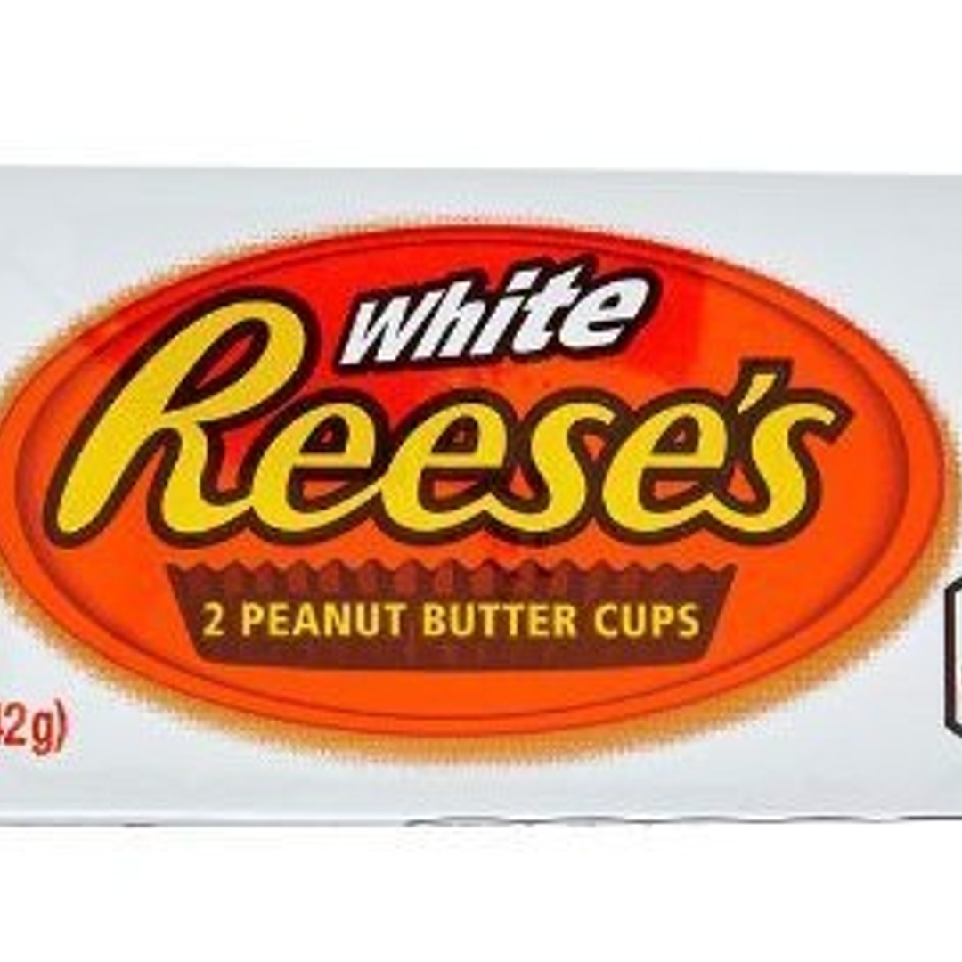 Order Reese's White Chocolate Cup 1.5 Oz food online from Rebel store, Las Vegas on bringmethat.com