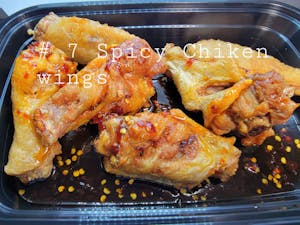 Order 7. Spicy Chicken Wings (6) food online from Lisu's Thai Taste | Roseville store, Roseville on bringmethat.com