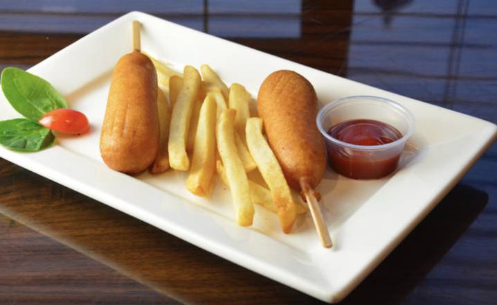 Order Kids No. 9 Corn Dogs & Fries food online from El Rancho Grande store, Union on bringmethat.com
