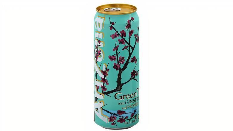 Order AriZona Green Tea with Ginseng and Honey - 23 oz food online from Mac On 4th store, Alton on bringmethat.com