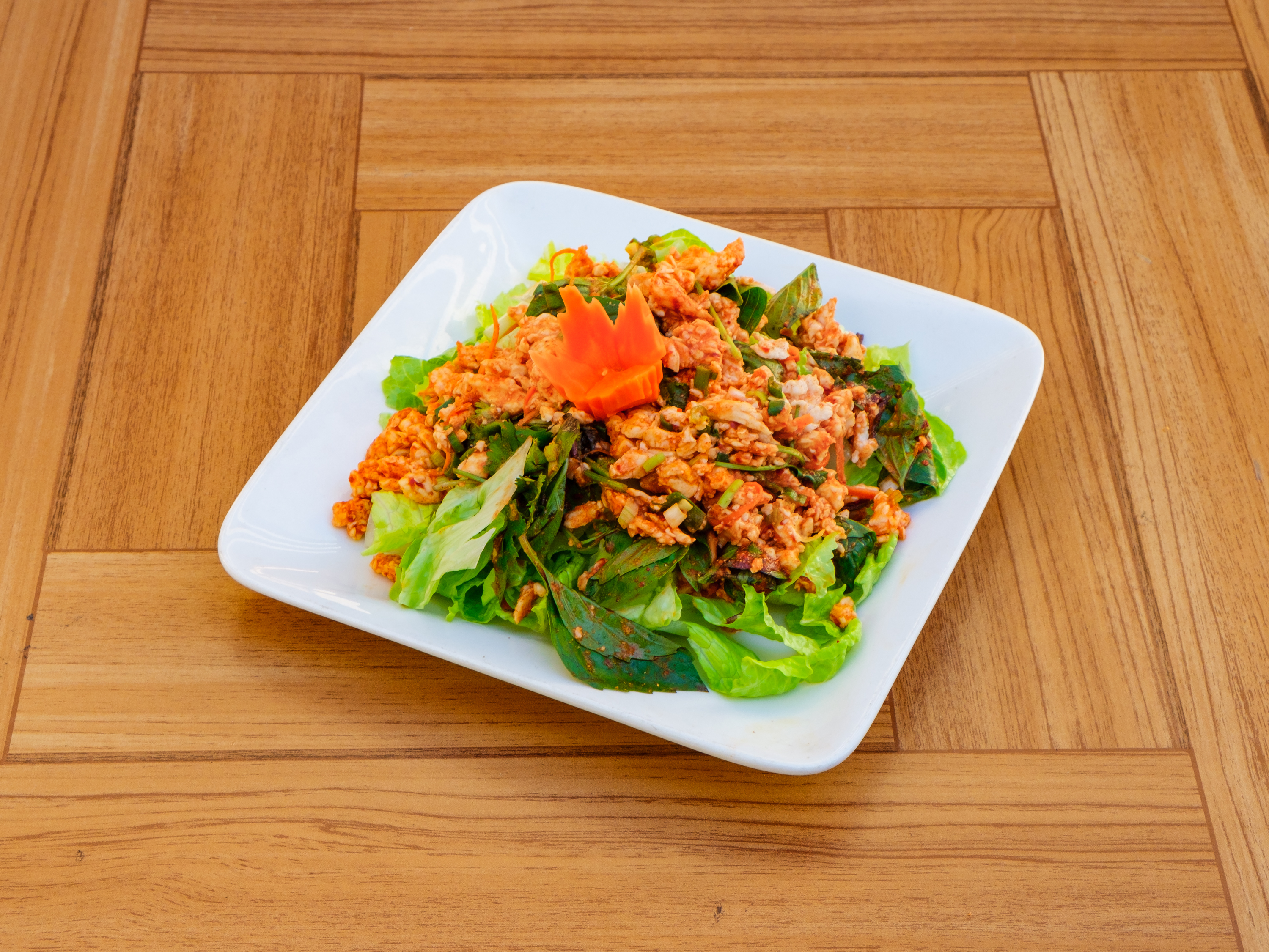 Order Larb Gai Salad food online from Thai Pot Thai Cuisine store, Sebastopol on bringmethat.com