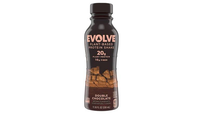 Order Evolve Plant Based Protein Shake Double Chocolate Natural Flavored food online from Route 7 Food Mart store, Norwalk on bringmethat.com