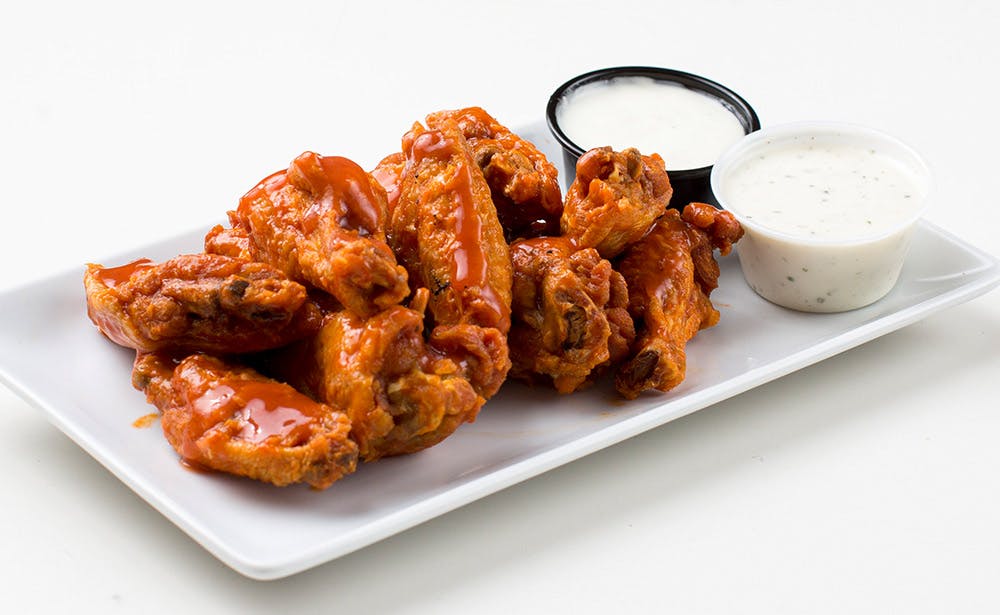 Order Bone In Wings - 5 Pieces food online from Calz Pizza store, Norfolk on bringmethat.com
