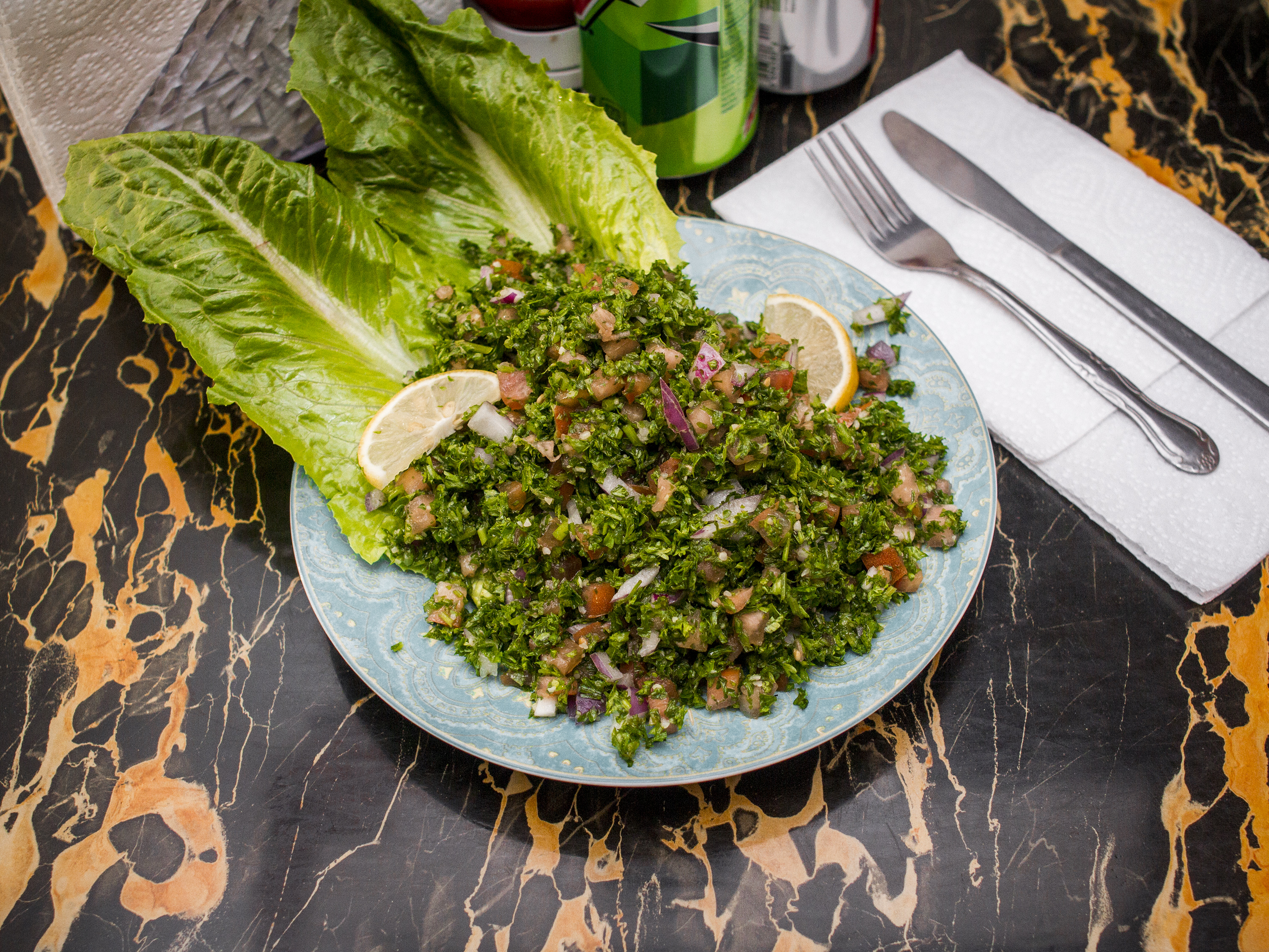 Order Tabouli Salad food online from Tabouli Pizza Express store, Edgewater on bringmethat.com