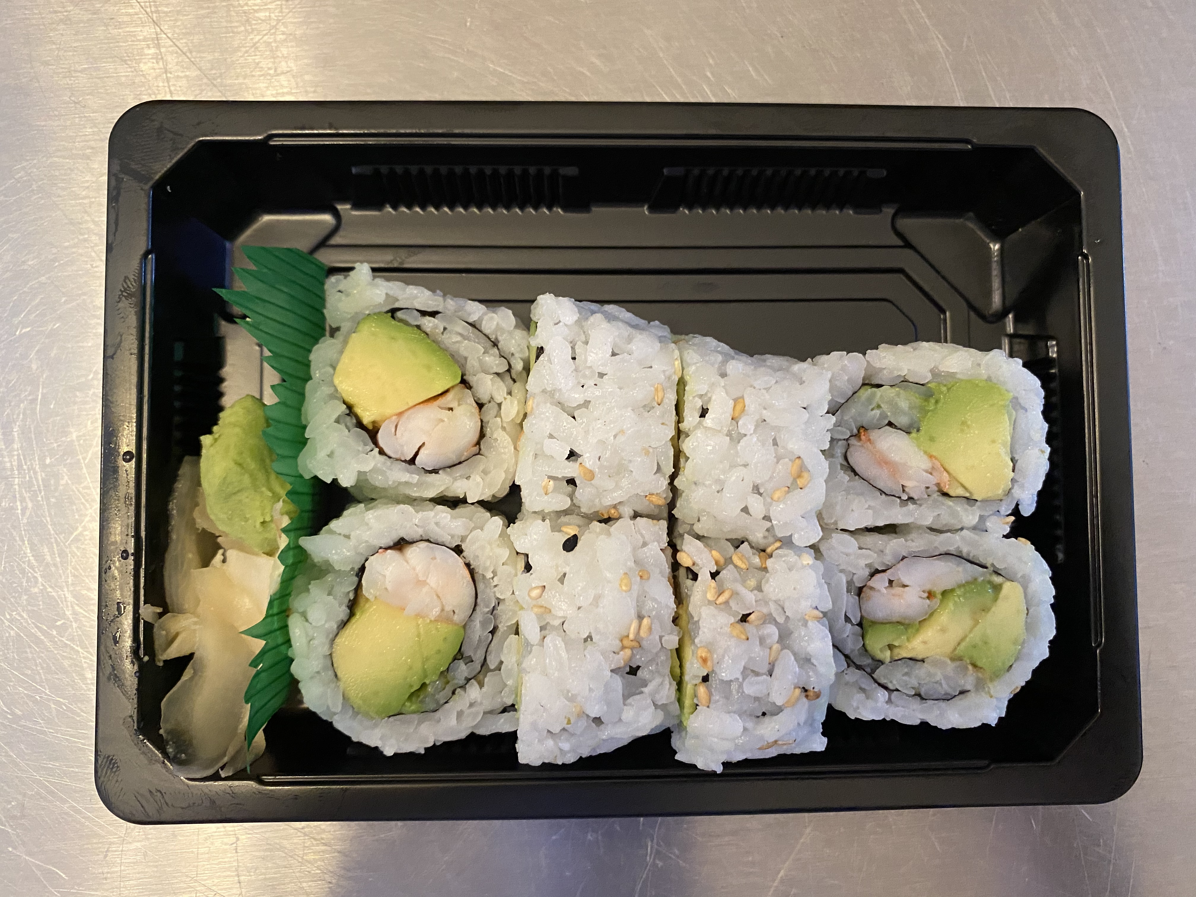 Order Shrimp Avocado Roll food online from Grey Whale Sushi & Grill store, Lincoln on bringmethat.com