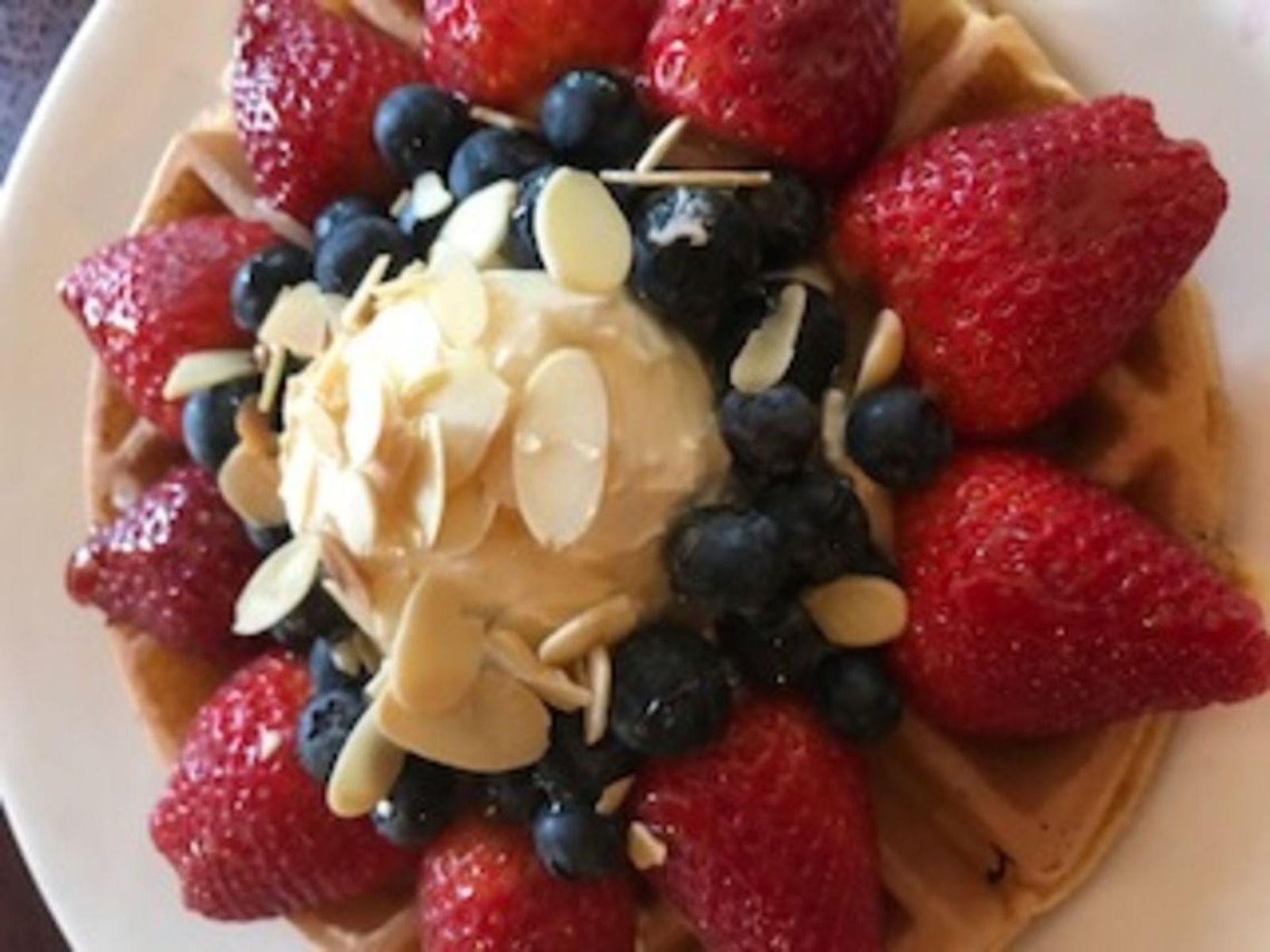 Order Berry Good   Waffle food online from Bus stop cafe store, New York on bringmethat.com