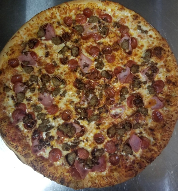 Order Sm 10" Meat food online from Pizza Spot store, Plymouth on bringmethat.com