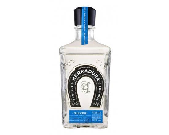 Order Herradura Silver, 1L tequila (40.0% ABV) food online from Limoncello store, San Francisco on bringmethat.com