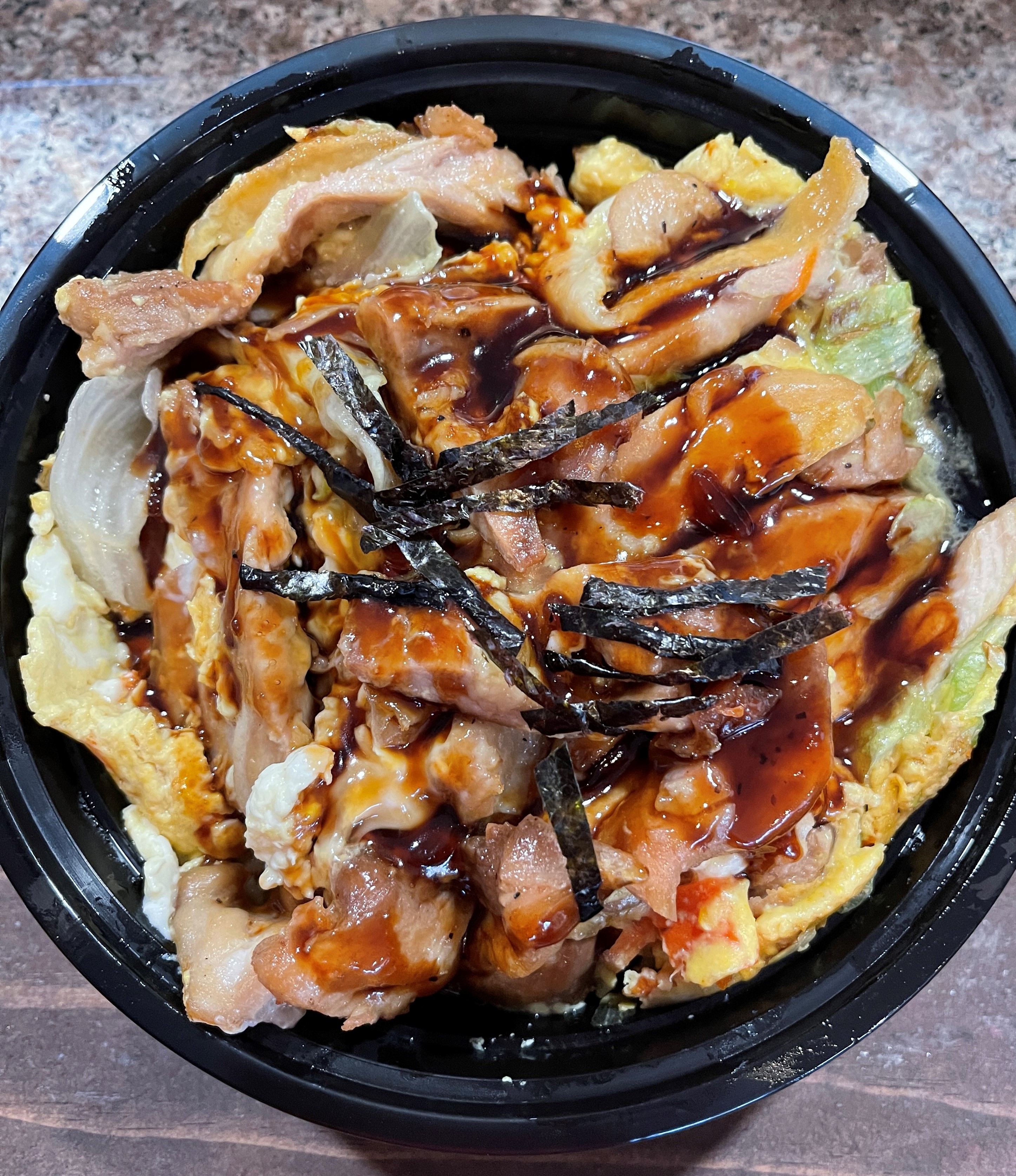 Order Chicken don buri Bowl food online from You Me Sushi store, Fresno on bringmethat.com