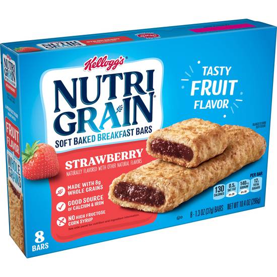 Order Nutri-Grain Strawberry Soft Baked Breakfast Bars, 8 CT food online from Cvs store, CENTRAL FALLS on bringmethat.com