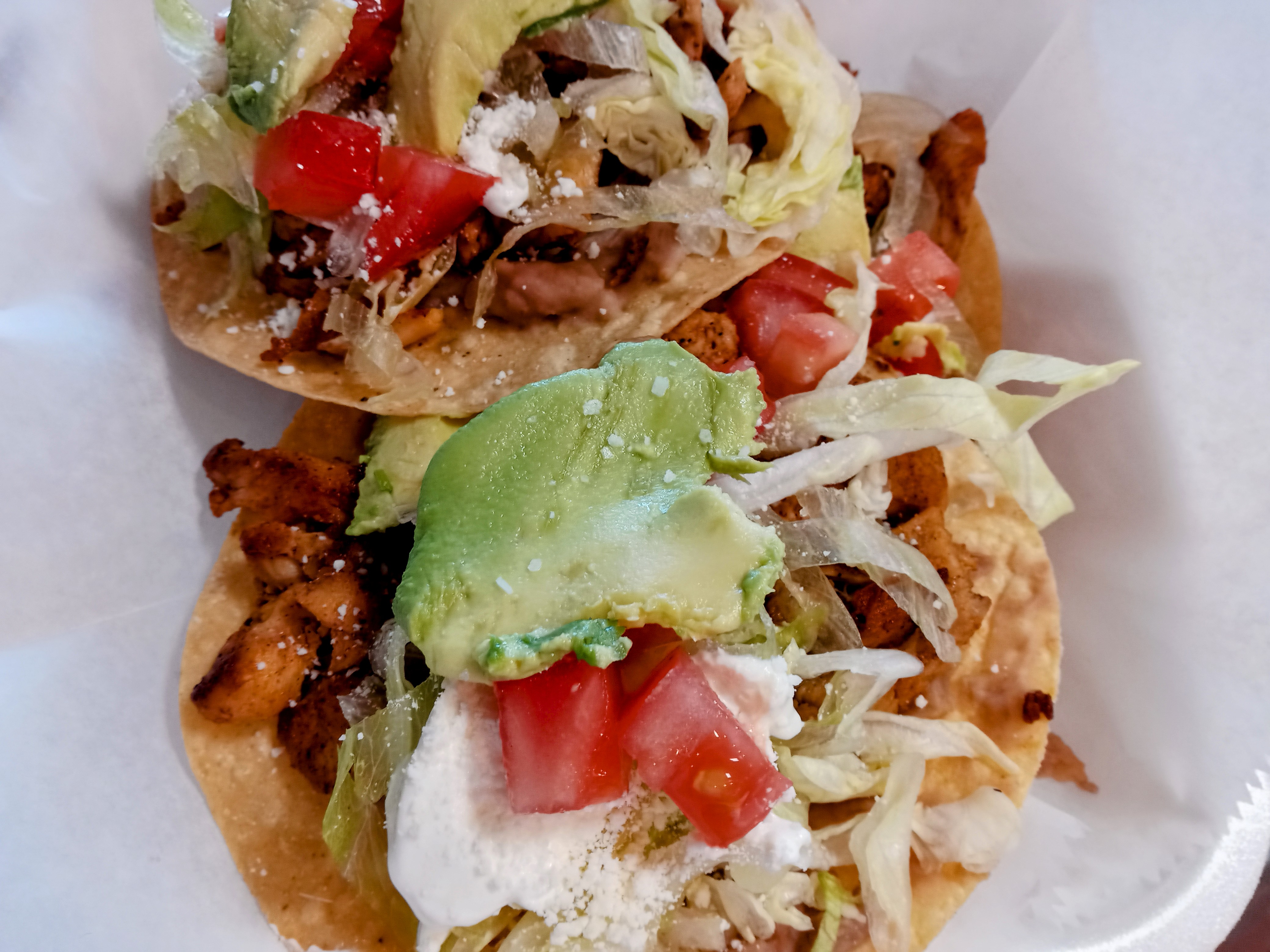 Order Tostadas food online from Jalapeno Mexican Restaurant store, Lawrenceville on bringmethat.com