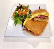 Order Breakfast Panini food online from Crave Cafe store, West Hills on bringmethat.com