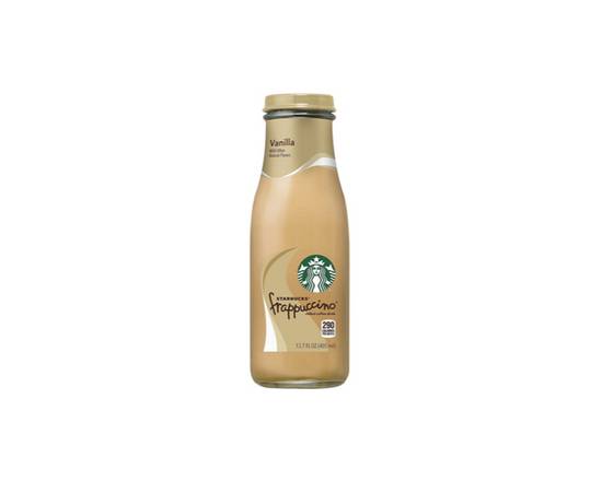 Order Starbucks Frappuccino Vanilla 13.7 oz food online from Raley'S store, South Lake Tahoe on bringmethat.com