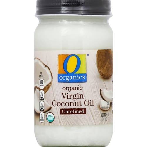 Order O Organics · Unrefined Organic Virgin Coconut Oil (14 oz) food online from Jewel-Osco store, Plainfield on bringmethat.com