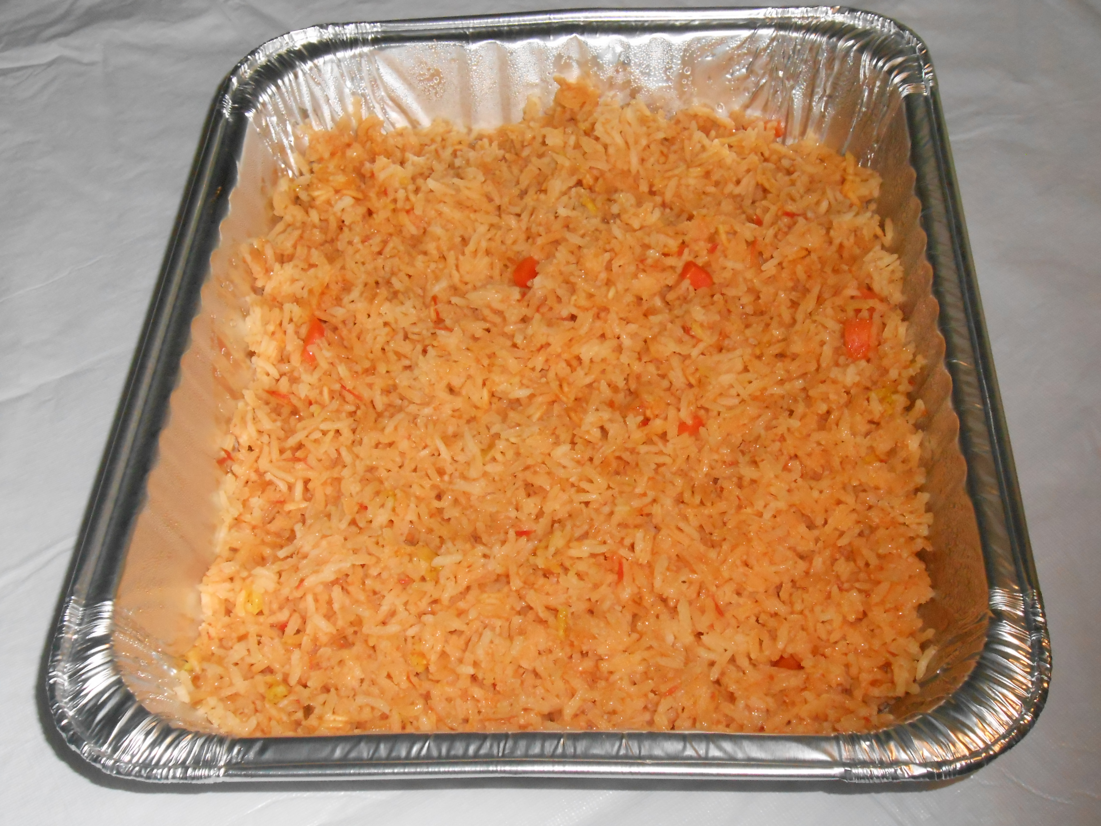 Order 1/2 Tray Side of Rice food online from Papacito's mexican grille store, Chicago on bringmethat.com