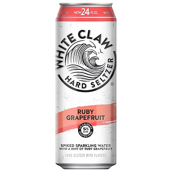 Order WHITE CLAW RUBY GRAPEFRUIT 24 OZ food online from Quick Stop#1 store, Chico on bringmethat.com