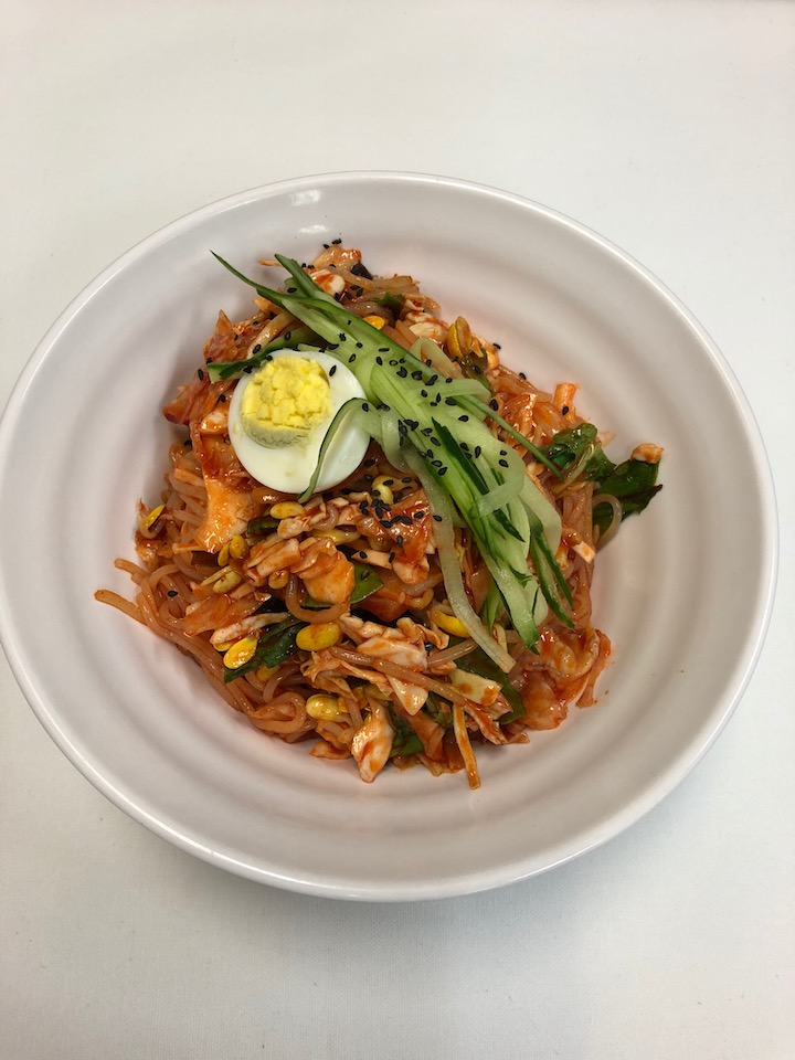 Order Spicy Jolmyeon Chewy Noodle food online from Soo Ja Fusion Bistro store, Fremont on bringmethat.com