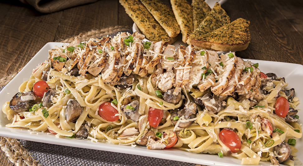 Order Tombstone Chicken Pasta Family Meal food online from Cool Hand Luke store, Paso Robles on bringmethat.com