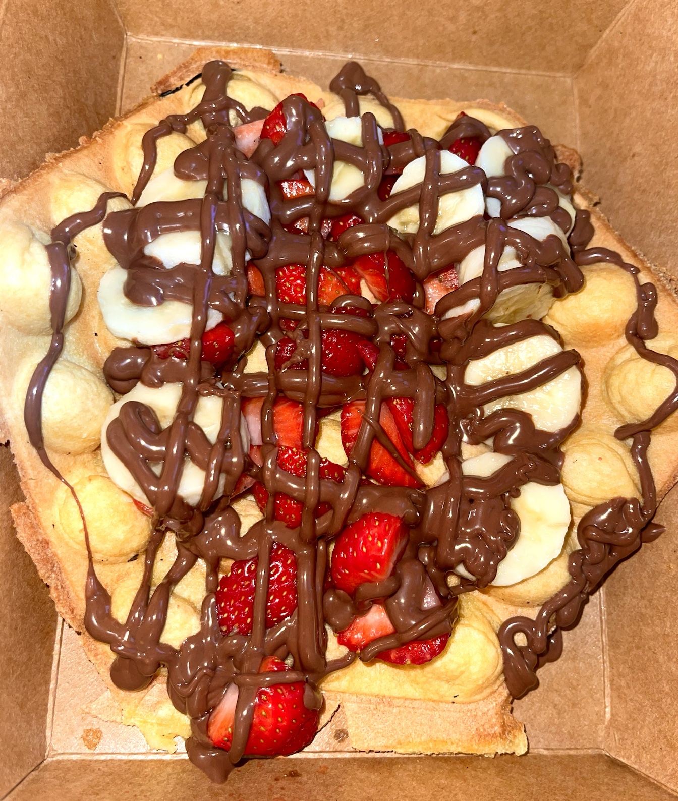 Order Bubble Waffle - Sweet - Gluten Free food online from The Green Bowl store, Wappingers Falls on bringmethat.com