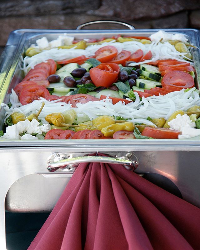 Order Greek Salad small or large (GF) food online from Pars Persian Cuisine store, Scottsdale on bringmethat.com